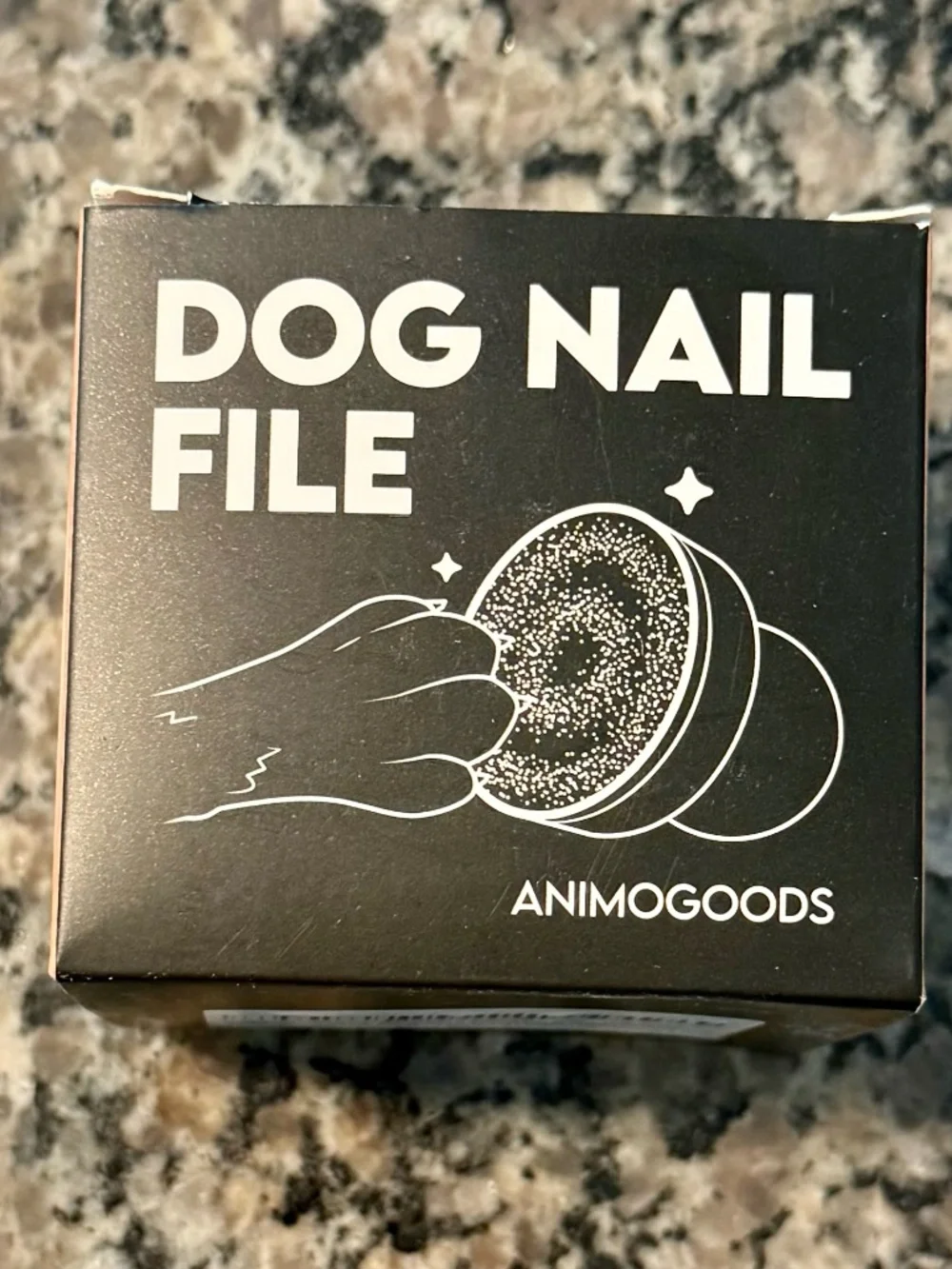 Aminogoods Dog Nail File With 3 Extra Filing Sheets - Black